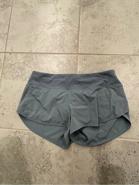 Lululemon Blue Speed-Up Shorts